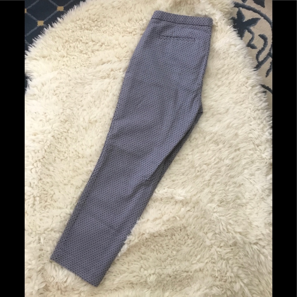 Multi Colored Asymmetrical Pattern Pants